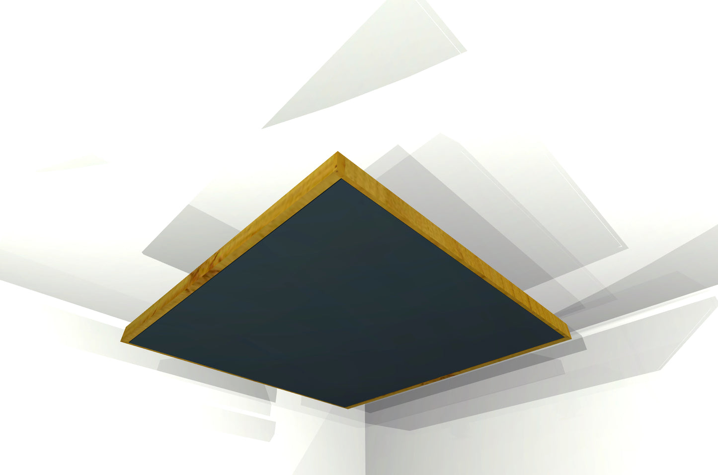 CEILING BAFFLE - Black & Golden Pecan