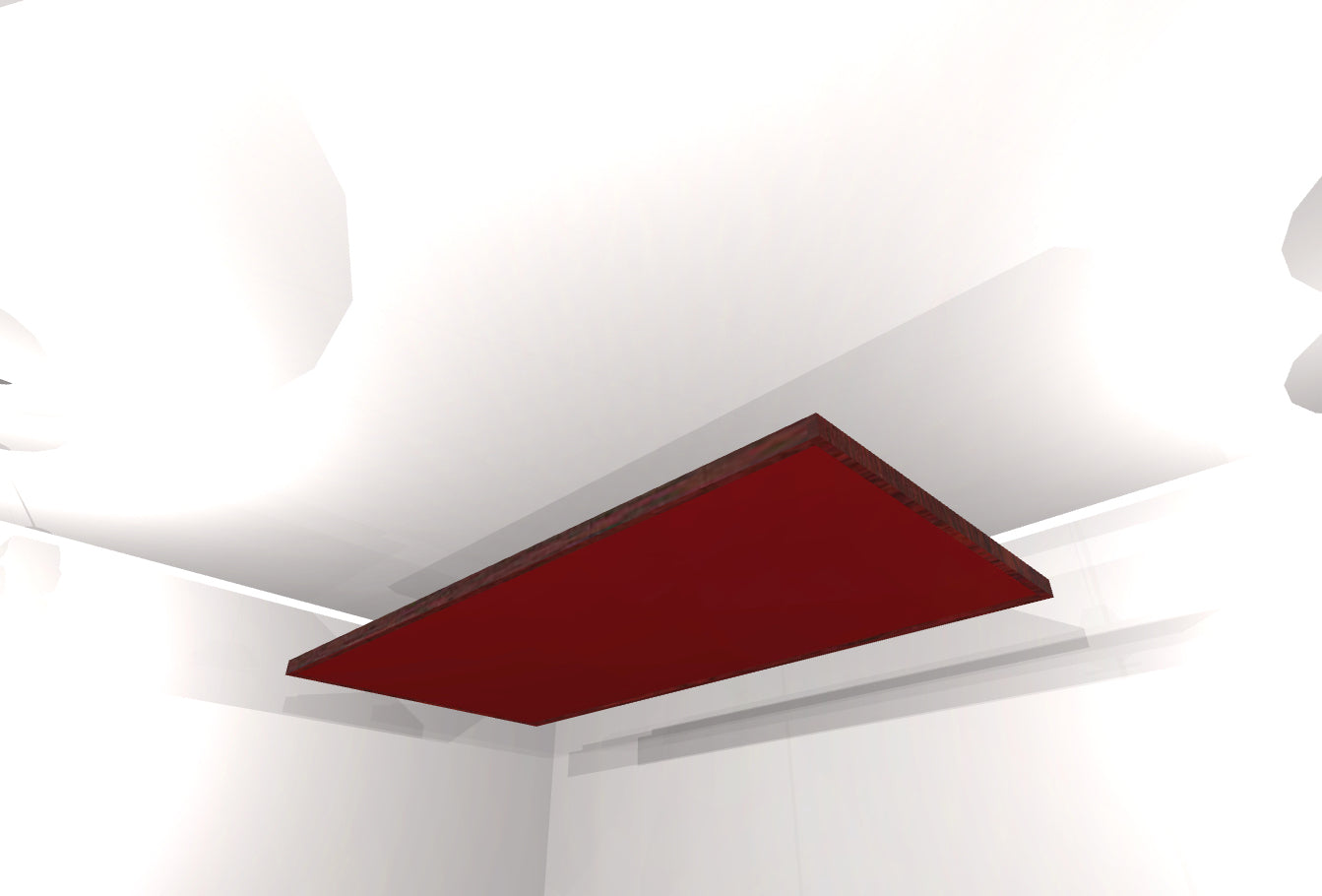 CEILING BAFFLE - Wine & Red Mahogany
