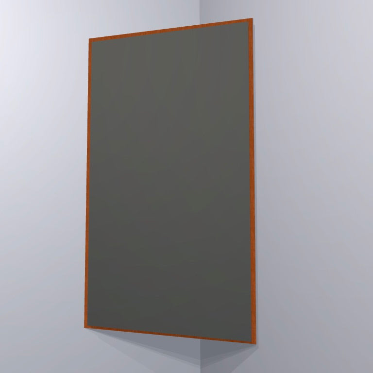 CORNER BASS TRAP - STEEL GREY & GUNSTOCK FRAMED