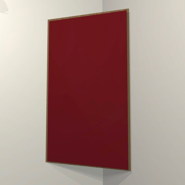 CORNER BASS TRAP - WINE & SPECIAL WALNUT FRAMED