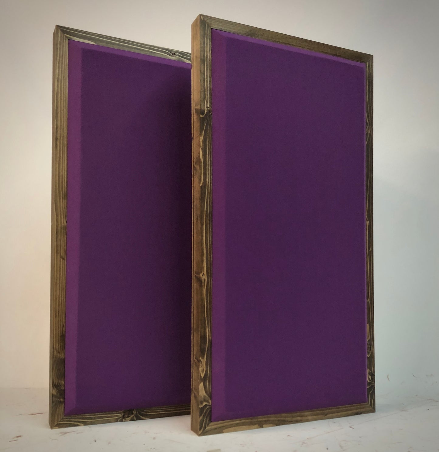 ACOUSTIC PANEL - GRAPE & SPECIAL WALNUT FRAMED