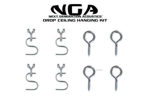 CEILING BAFFLE - DROP CEILING HANGING KIT