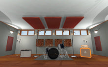 CEILING BAFFLE -  Wine & Gunstock