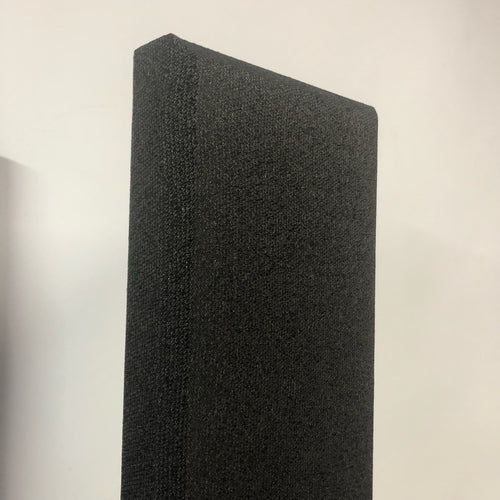 SET OF (5) Custom Beveled Acoustic Panels: Guilford of Maine (Obsidian Black)