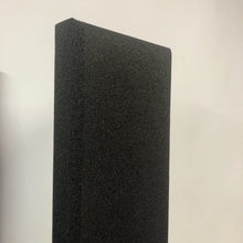 SET OF (5) Custom Beveled Acoustic Panels: Guilford of Maine (Obsidian Black)